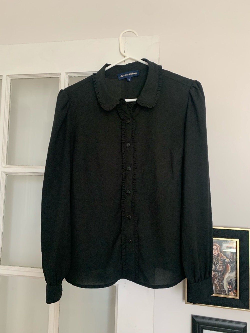 Princess Highway Black Button Up Blouse